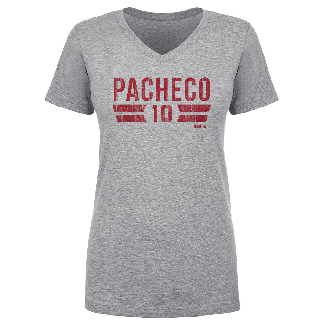 Isiah Pacheco Women&#39;s V-Neck T-Shirt | 500 LEVEL