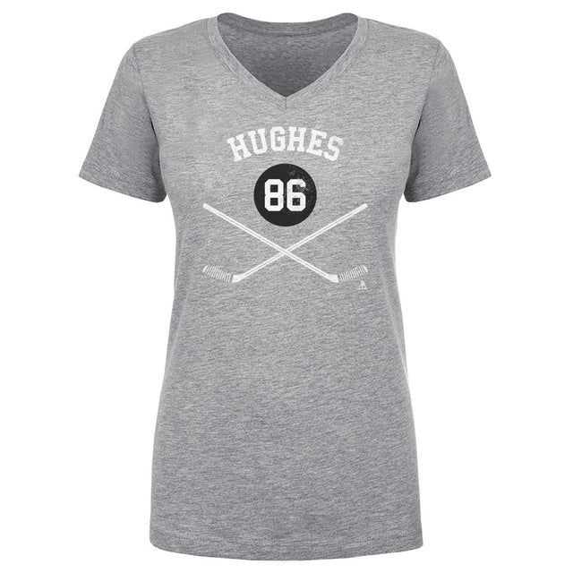 Jack Hughes Women's V-Neck T-Shirt | 500 LEVEL