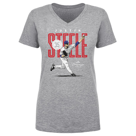 Justin Steele Women's V-Neck T-Shirt | 500 LEVEL