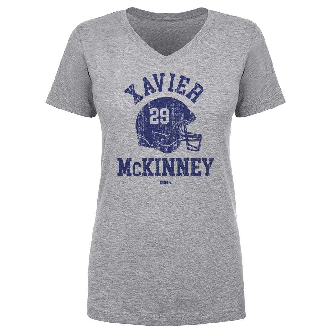 Xavier McKinney Women&#39;s V-Neck T-Shirt | 500 LEVEL