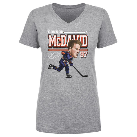 Connor McDavid Women's V-Neck T-Shirt | 500 LEVEL