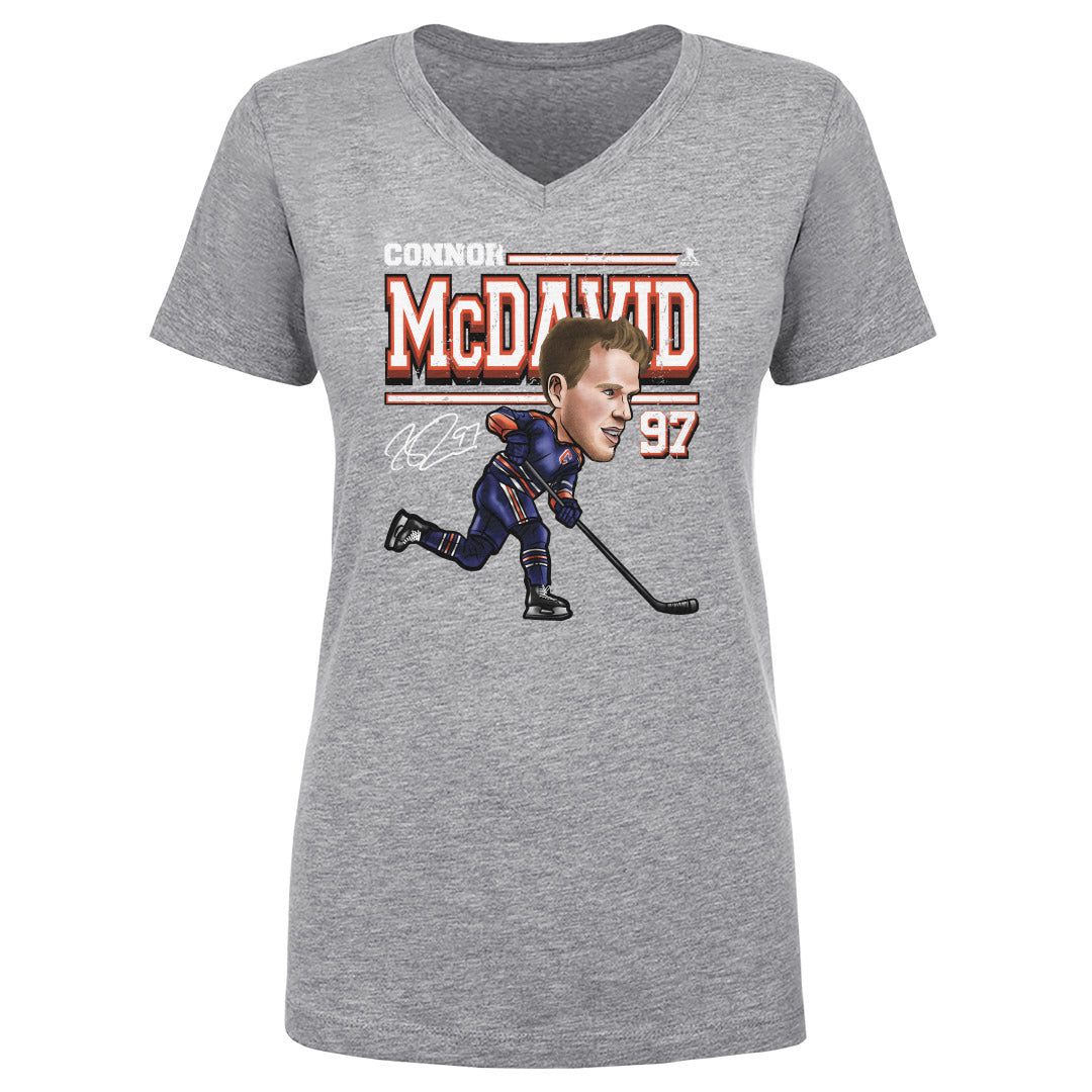 Connor McDavid Women&#39;s V-Neck T-Shirt | 500 LEVEL