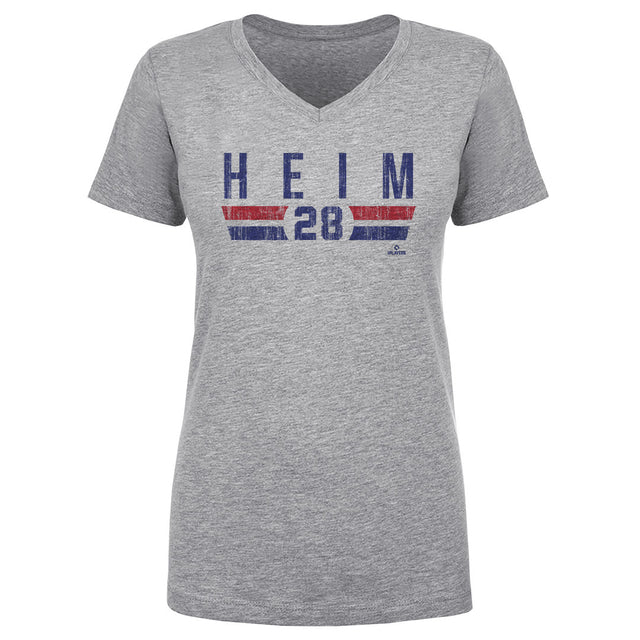 Jonah Heim Women's V-Neck T-Shirt | 500 LEVEL