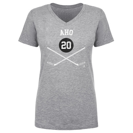 Sebastian Aho Women's V-Neck T-Shirt | 500 LEVEL