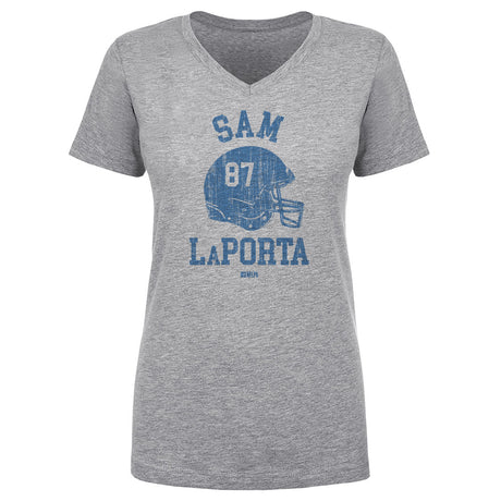 Sam LaPorta Women's V-Neck T-Shirt | 500 LEVEL