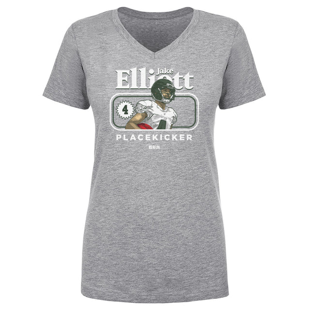 Jake Elliott Women's V-Neck T-Shirt | 500 LEVEL