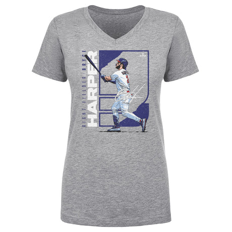 Bryce Harper Women's V-Neck T-Shirt | 500 LEVEL