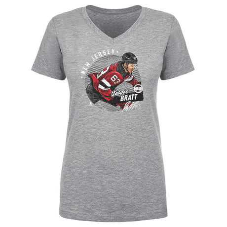 Jesper Bratt Women's V-Neck T-Shirt | 500 LEVEL