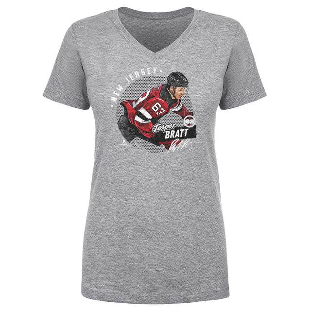 Jesper Bratt Women's V-Neck T-Shirt | 500 LEVEL