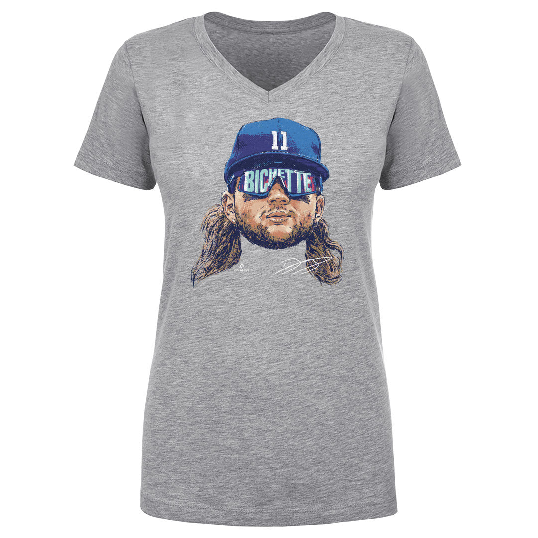 Bo Bichette Women's V-Neck T-Shirt | 500 LEVEL