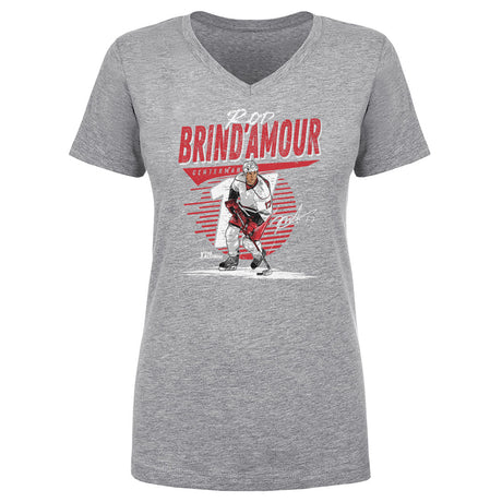 Rod Brind'Amour Women's V-Neck T-Shirt | 500 LEVEL