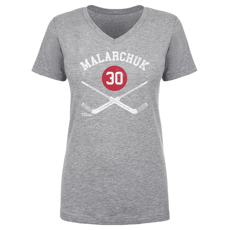 Clint Malarchuk Women's V-Neck T-Shirt | 500 LEVEL