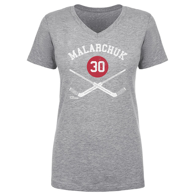 Clint Malarchuk Women's V-Neck T-Shirt | 500 LEVEL