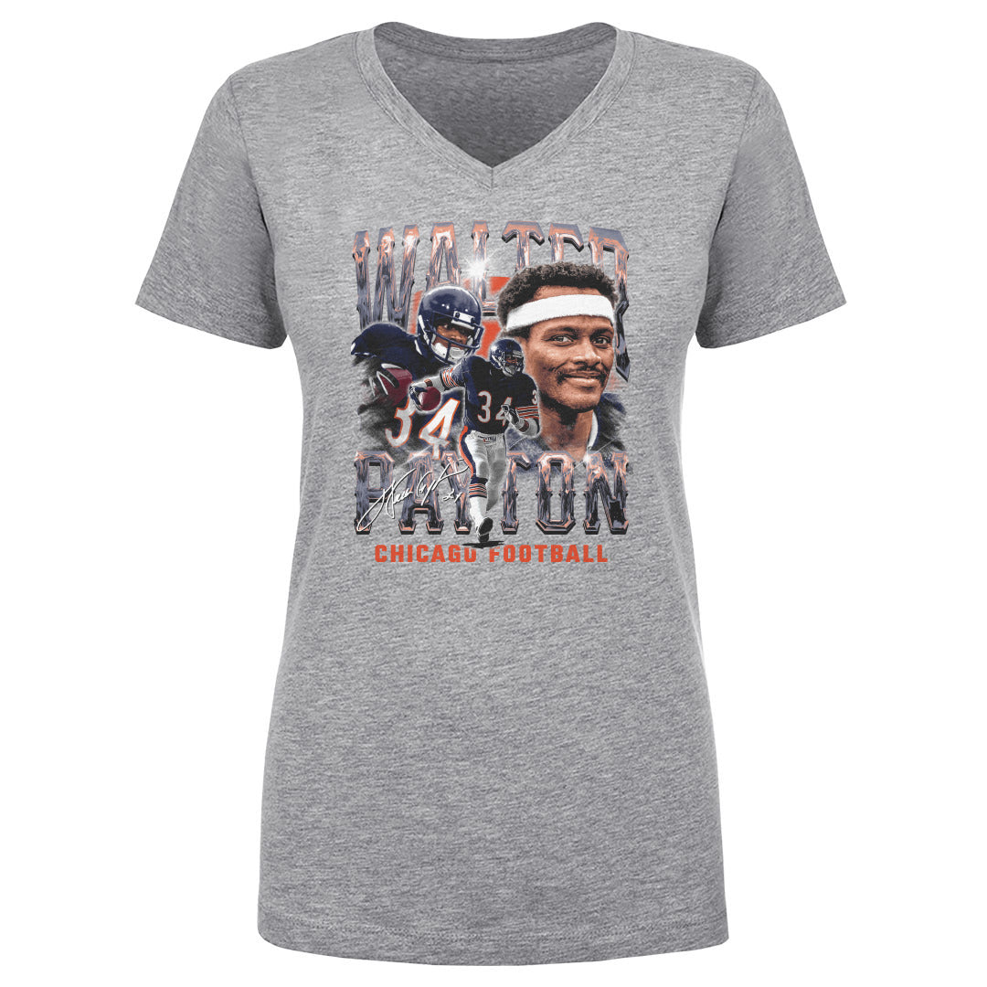 Walter Payton Women's V-Neck T-Shirt | 500 LEVEL