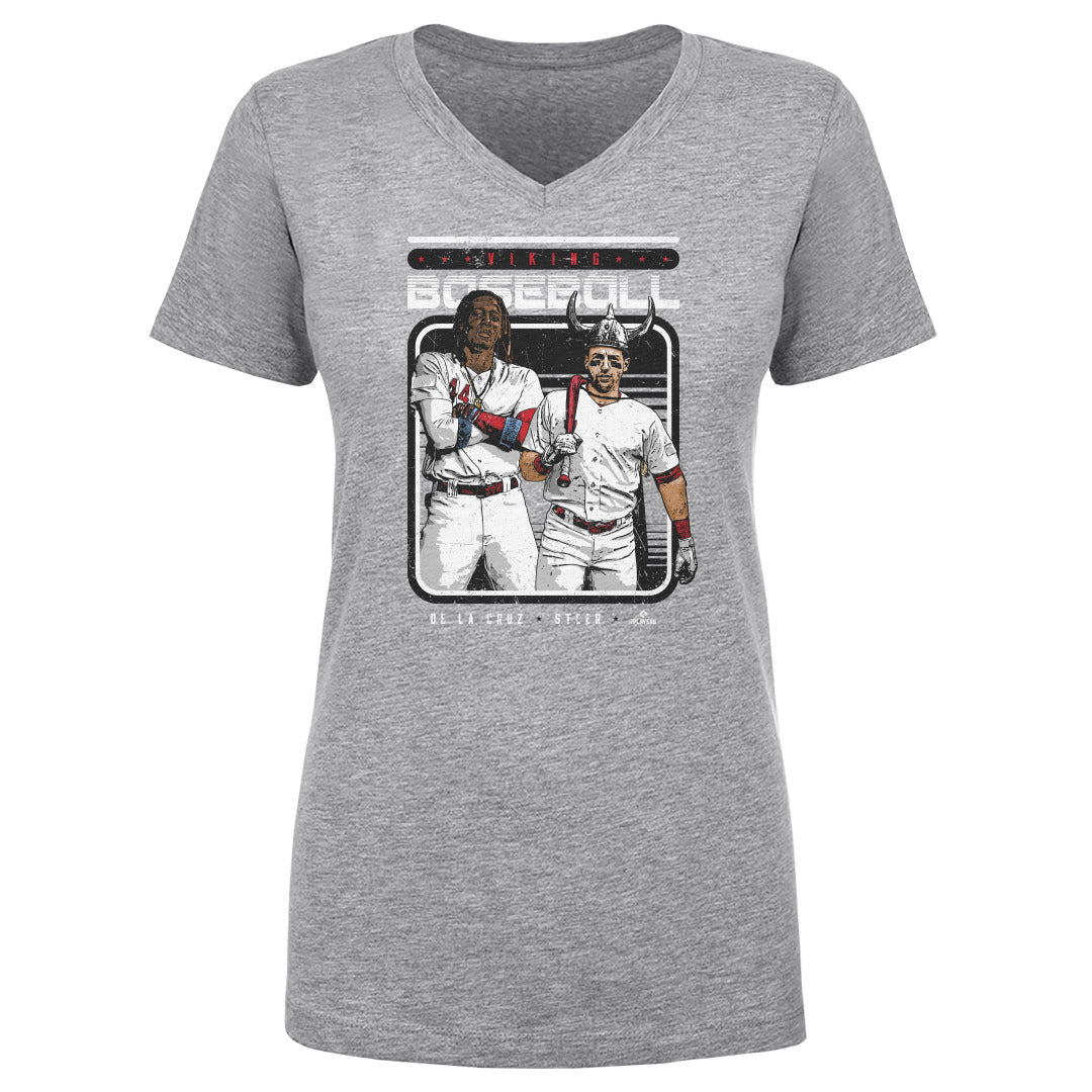 Spencer Steer Women's V-Neck T-Shirt | 500 LEVEL