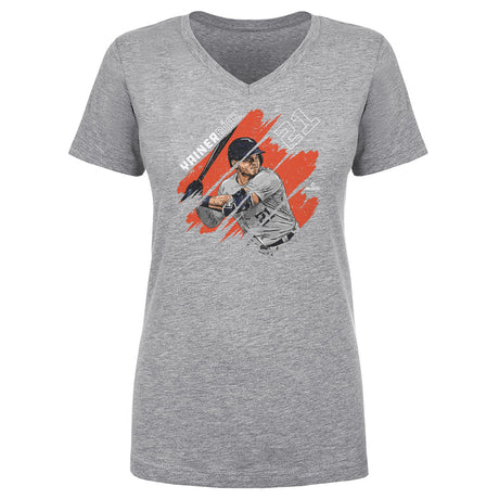 Yainer Diaz Women's V-Neck T-Shirt | 500 LEVEL