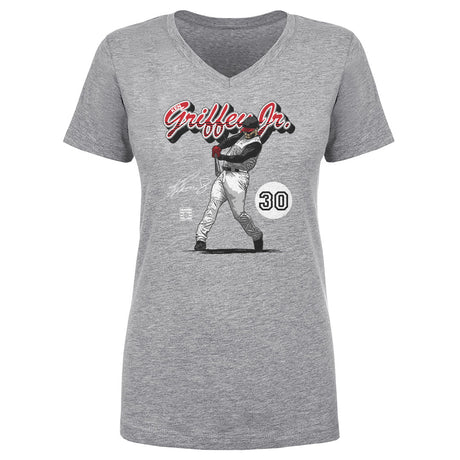 Ken Griffey Jr. Women's V-Neck T-Shirt | 500 LEVEL
