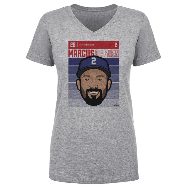 Marcus Semien Women's V-Neck T-Shirt | 500 LEVEL