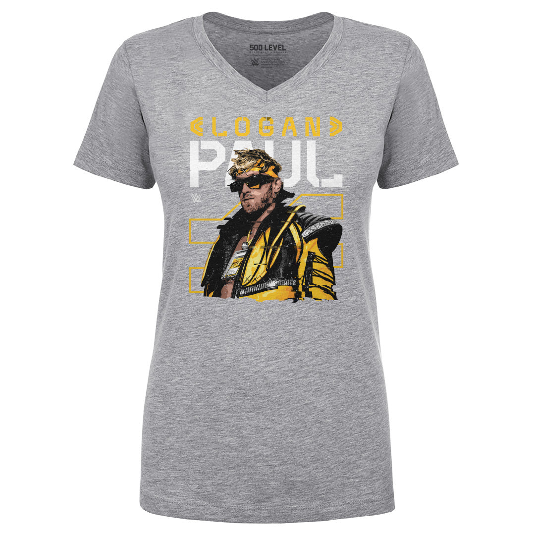 Logan Paul Women's V-Neck T-Shirt | 500 LEVEL