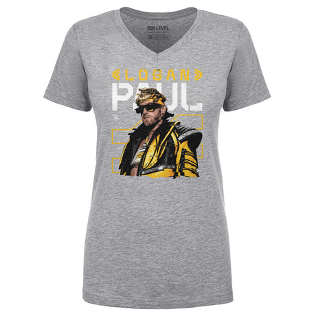 Logan Paul Women's V-Neck T-Shirt | 500 LEVEL