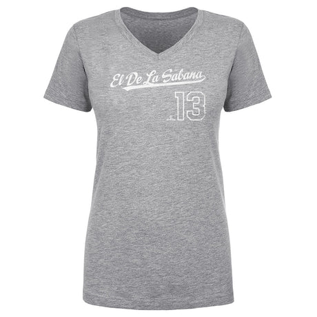 Ronald Acuna Jr. Women's V-Neck T-Shirt | 500 LEVEL