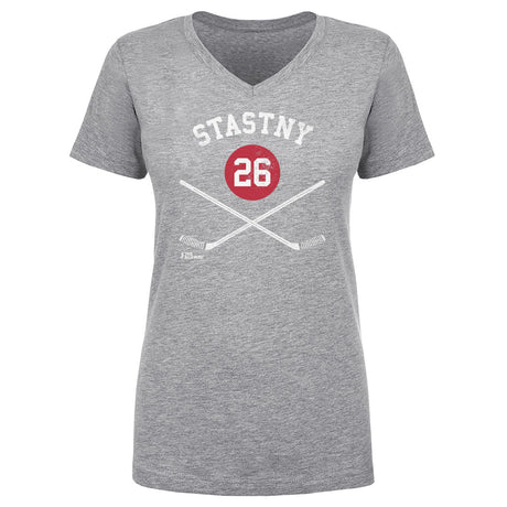 Peter Stastny Women's V-Neck T-Shirt | 500 LEVEL