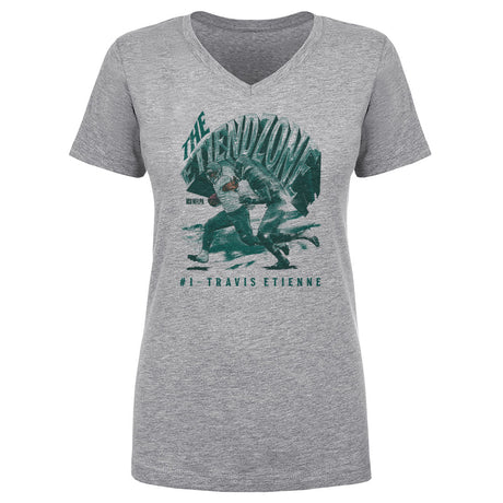 Travis Etienne Women's V-Neck T-Shirt | 500 LEVEL