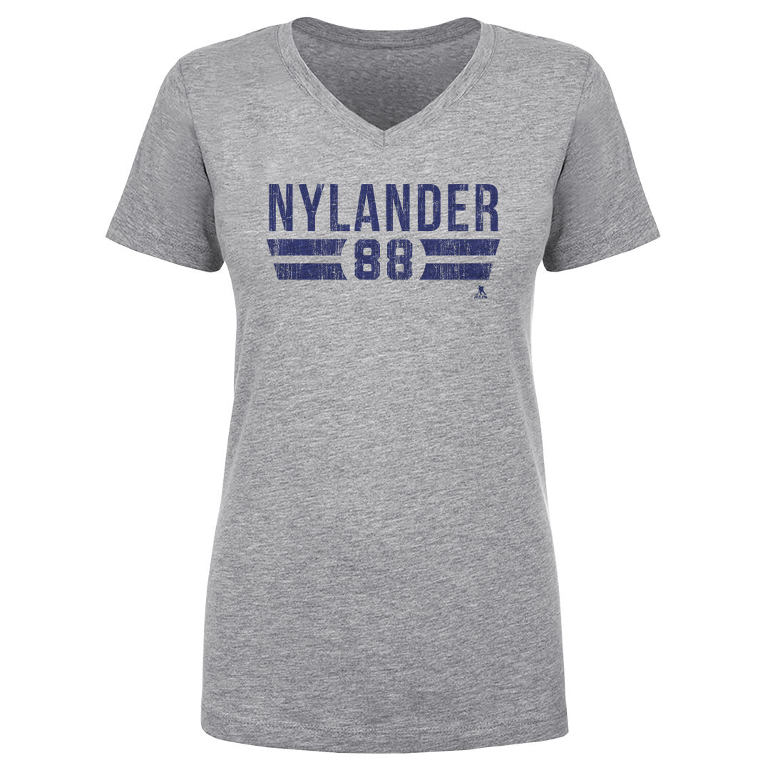 William Nylander Women&#39;s V-Neck T-Shirt | 500 LEVEL