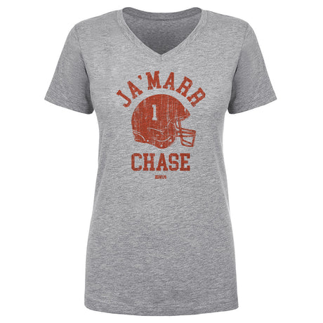 Ja'Marr Chase Women's V-Neck T-Shirt | 500 LEVEL