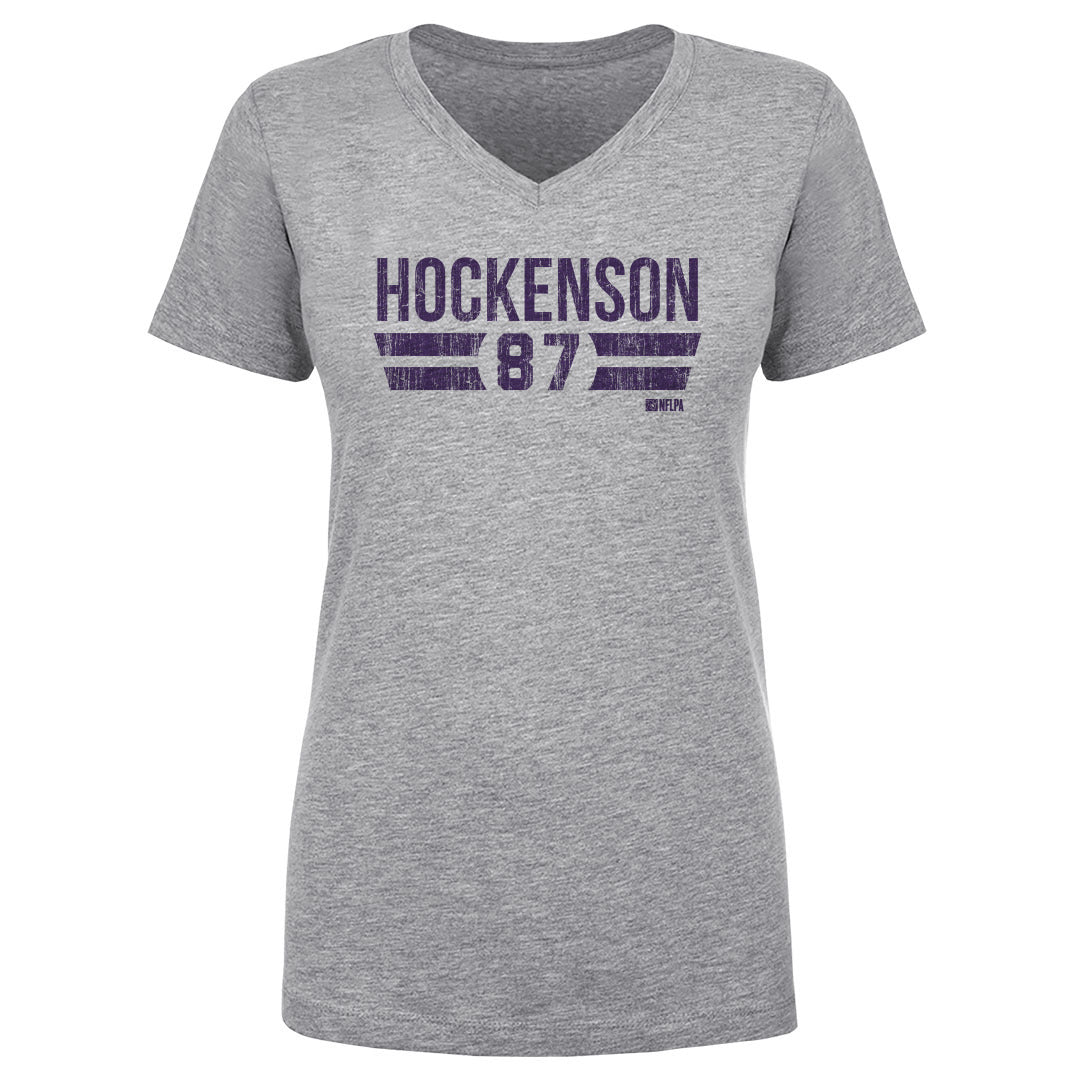 T.J. Hockenson Women's V-Neck T-Shirt | 500 LEVEL
