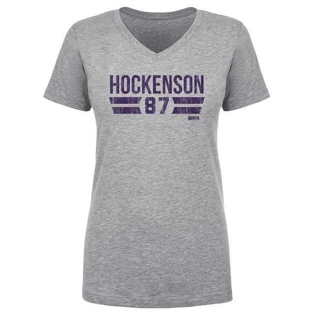 T.J. Hockenson Women's V-Neck T-Shirt | 500 LEVEL