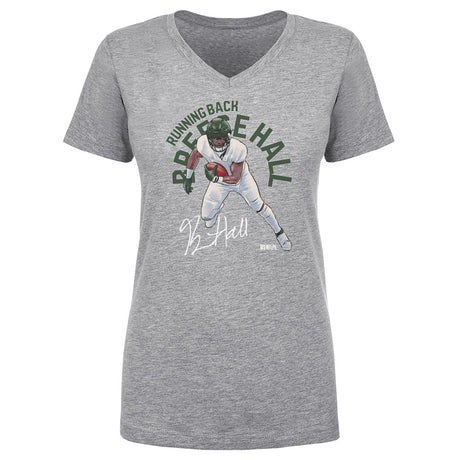 Breece Hall Women's V-Neck T-Shirt | 500 LEVEL
