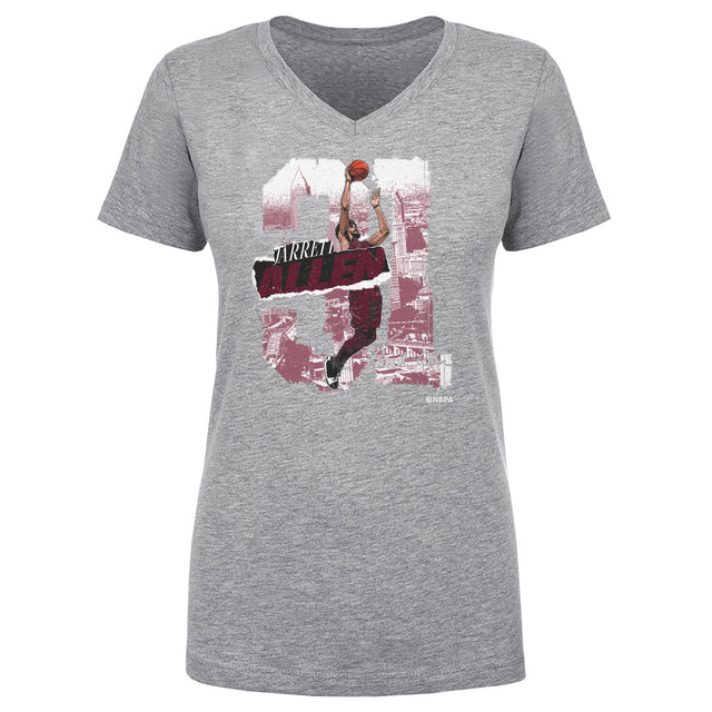 Jarrett Allen Women's V-Neck T-Shirt | 500 LEVEL