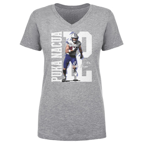 Puka Nacua Women's V-Neck T-Shirt | 500 LEVEL