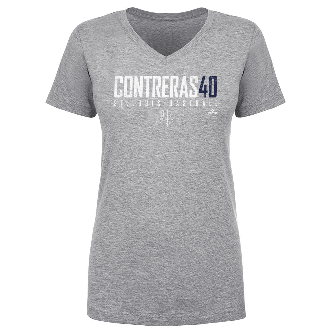 Willson Contreras Women's V-Neck T-Shirt | 500 LEVEL