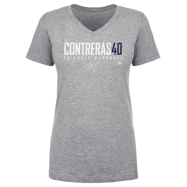 Willson Contreras Women's V-Neck T-Shirt | 500 LEVEL
