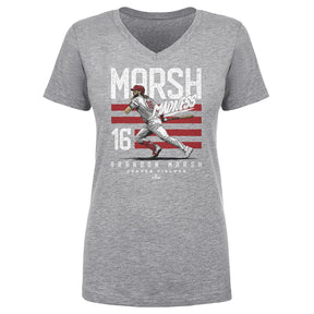 Brandon Marsh Women's V-Neck T-Shirt | 500 LEVEL