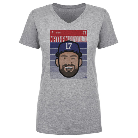 Nathan Eovaldi Women's V-Neck T-Shirt | 500 LEVEL