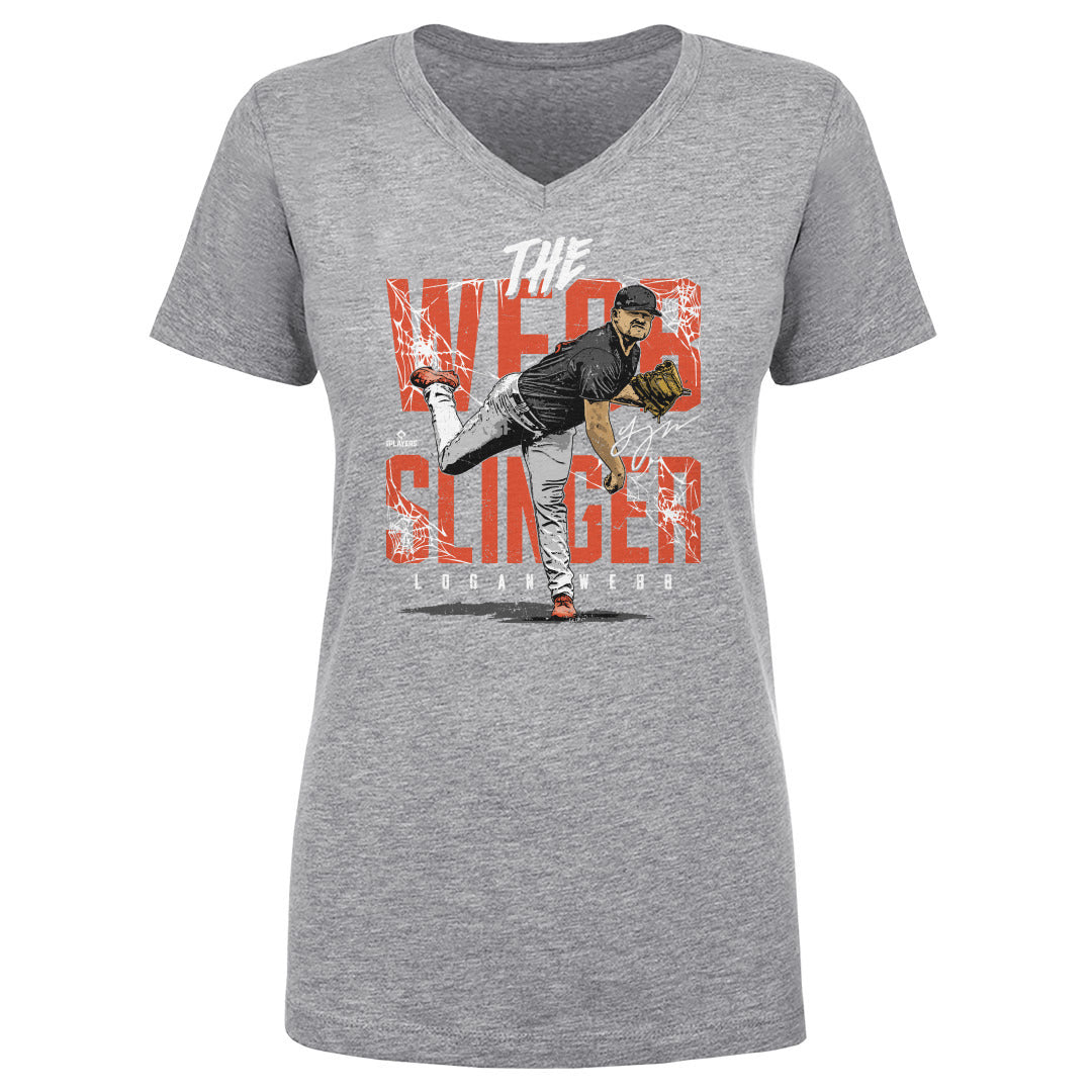 Logan Webb Women's V-Neck T-Shirt | 500 LEVEL