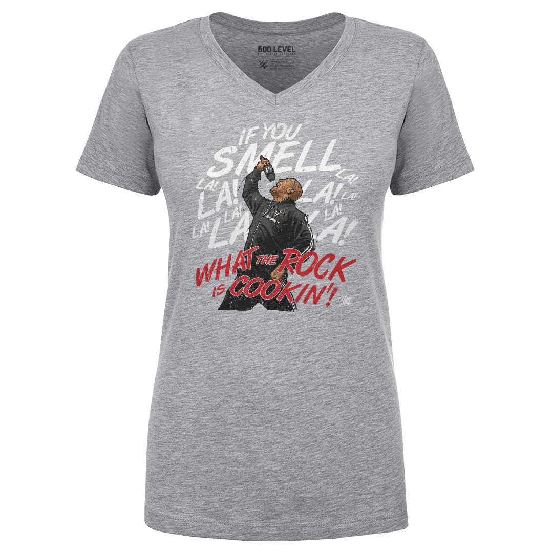 The Rock Women's V-Neck T-Shirt | 500 LEVEL