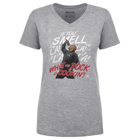 The Rock Women's V-Neck T-Shirt | 500 LEVEL