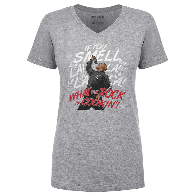 The Rock Women's V-Neck T-Shirt | 500 LEVEL