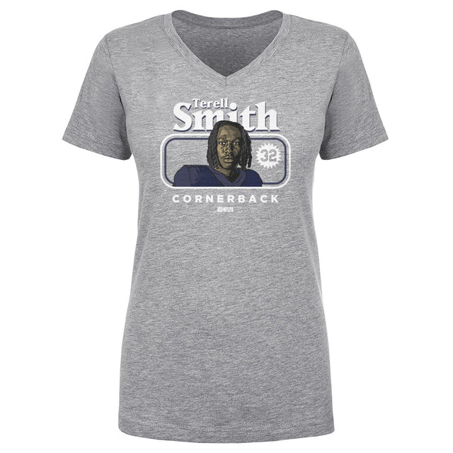 Terell Smith Women's V-Neck T-Shirt | 500 LEVEL