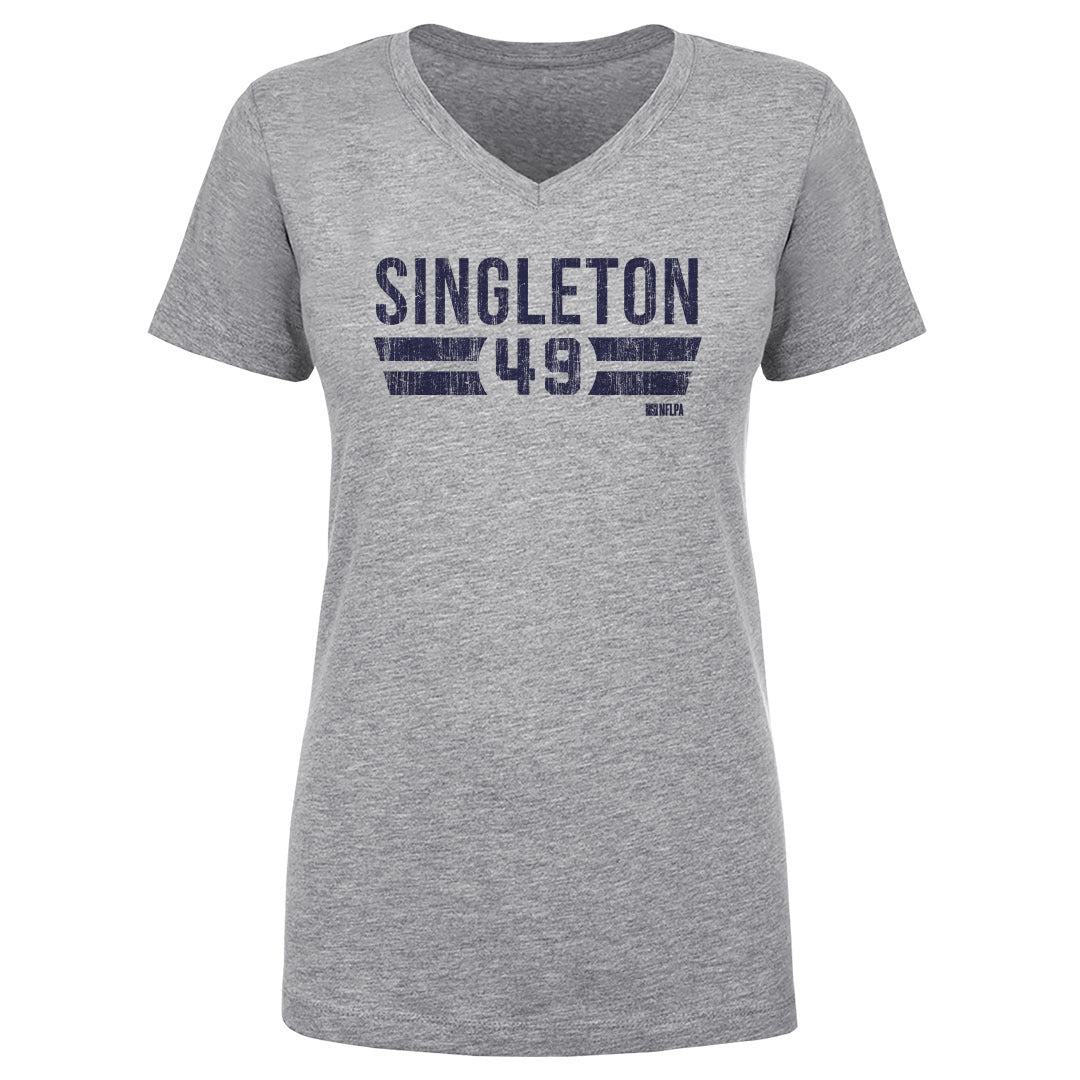 Alex Singleton Women's V-Neck T-Shirt | 500 LEVEL