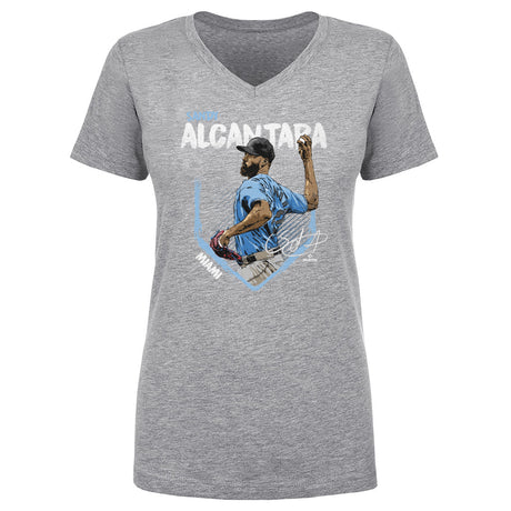 Sandy Alcantara Women's V-Neck T-Shirt | 500 LEVEL