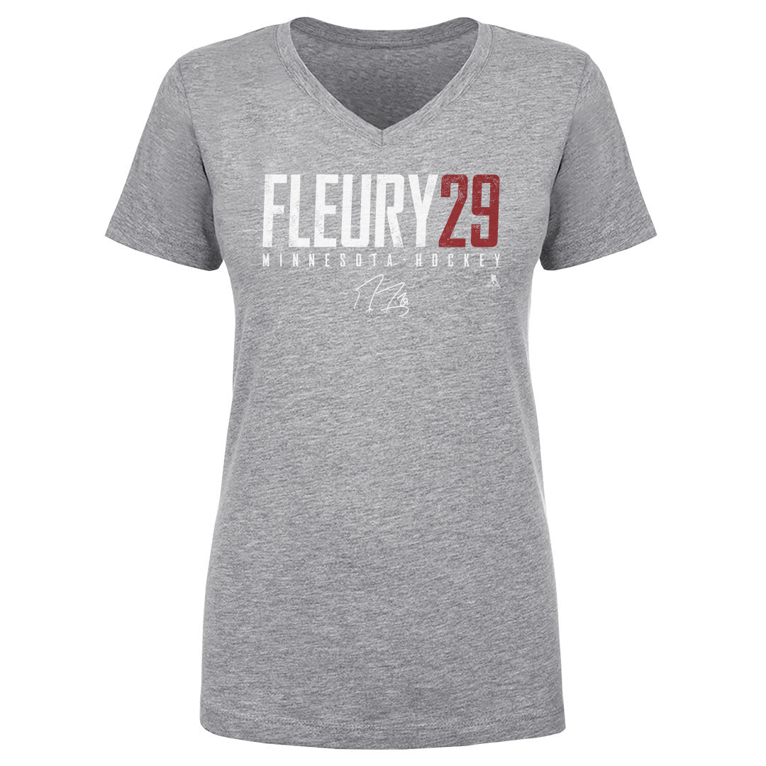 Marc-Andre Fleury Women&#39;s V-Neck T-Shirt | 500 LEVEL