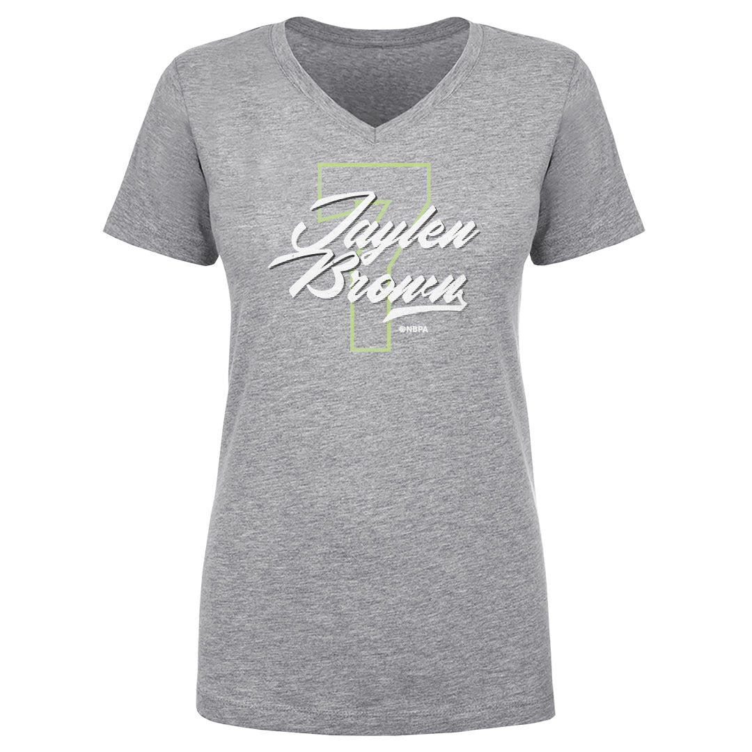 Jaylen Brown Women's V-Neck T-Shirt | 500 LEVEL