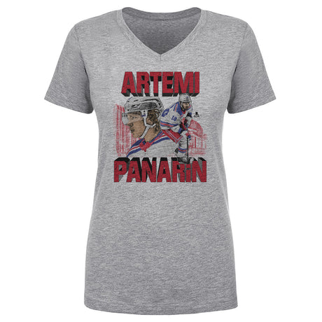 Artemi Panarin Women's V-Neck T-Shirt | 500 LEVEL