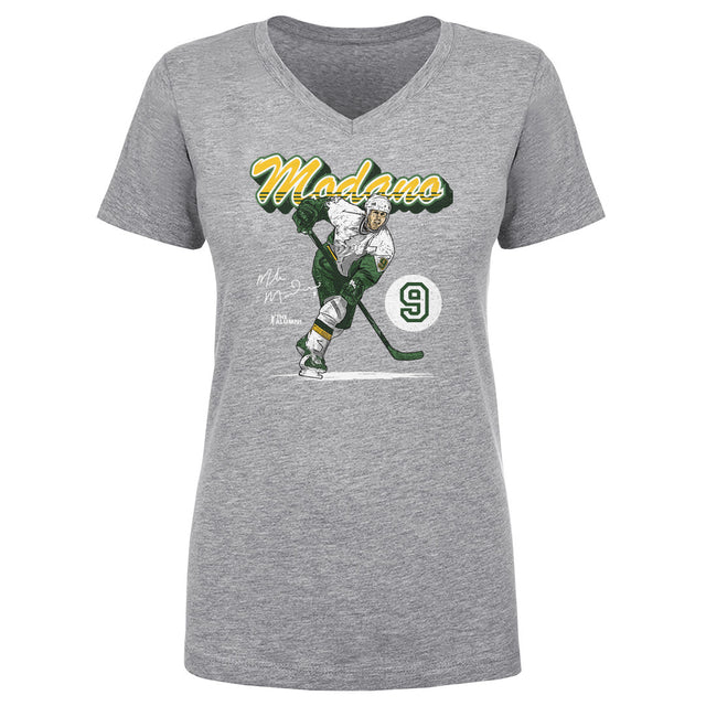Mike Modano Women's V-Neck T-Shirt | 500 LEVEL