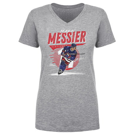 Mark Messier Women's V-Neck T-Shirt | 500 LEVEL